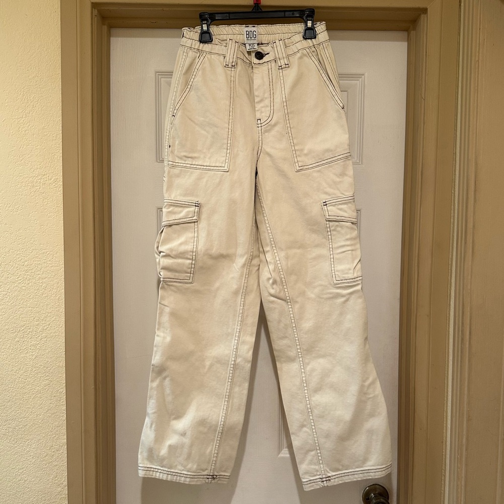 BDG Cream Cargo Pants